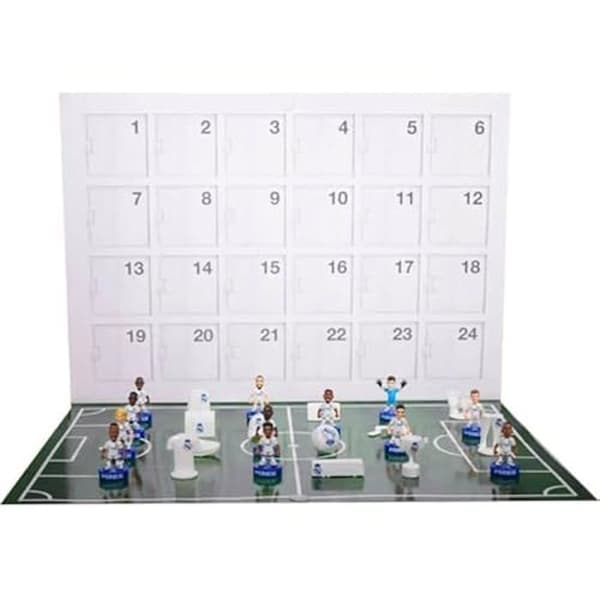 Adventskalender - Bandai - Real Madrid - 12 Figurer - 12 Tillbehör - Present till Barn