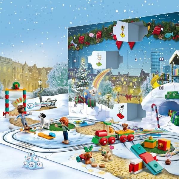 LEGO® Friends - Adventskalender 2023 - 24 presenter inklusive 8 djurfigurer - Julklapp