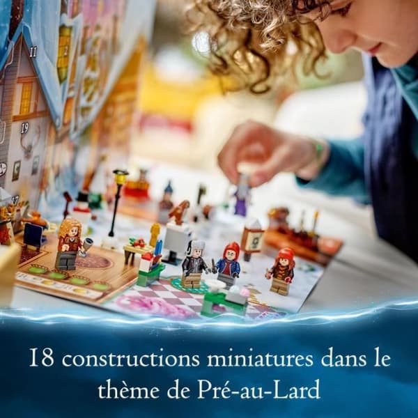 LEGO® Harry Potter 76418 Adventskalendern 2023, med 24 gåvor inklusive 6 Hogsmeade Village-minifigurer, julklapp