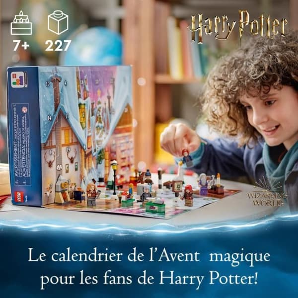 LEGO® Harry Potter 76418 Adventskalendern 2023, med 24 gåvor inklusive 6 Hogsmeade Village-minifigurer, julklapp