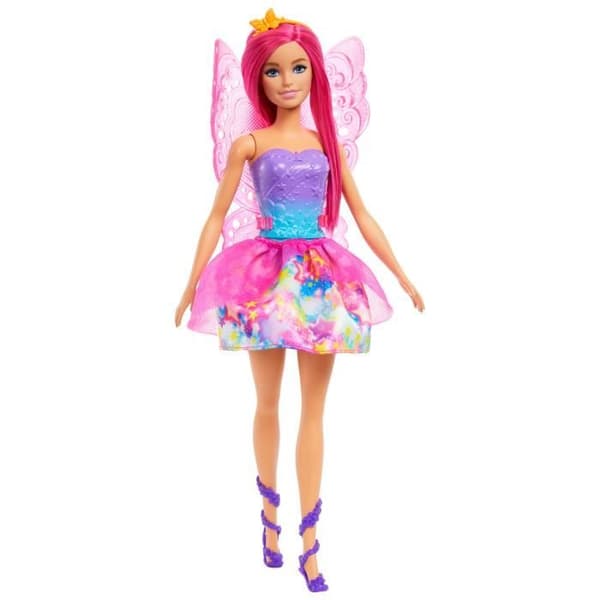 Barbie-Barbie Dreamtopia Adventskalender-docka och tillbehör HRG90