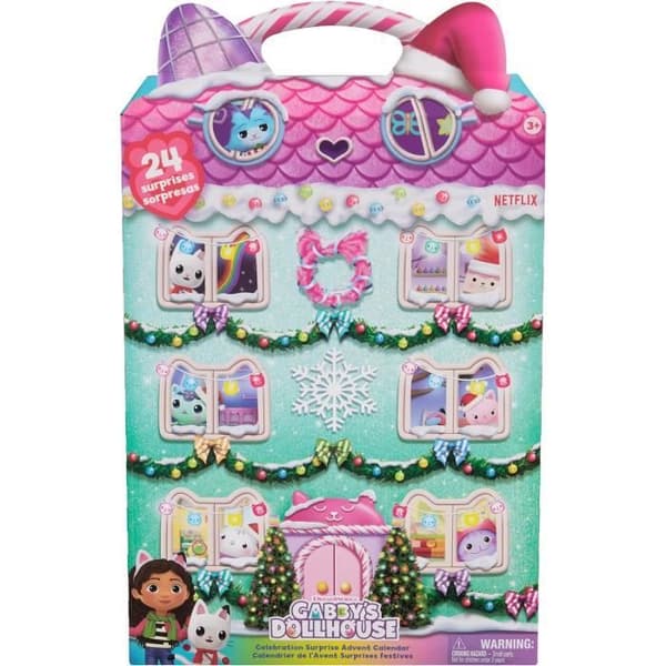 Gabby och det magiska husets adventskalender, 24 överraskningar, Spinmaster