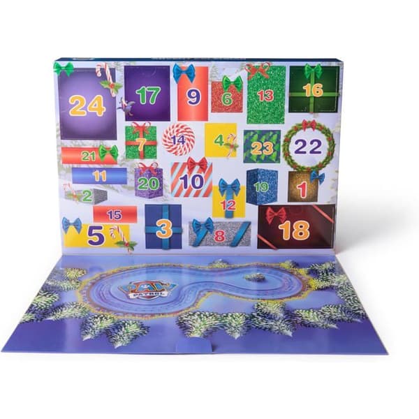 Patrol adventskalender 24 överraskningsdjursfigurer + vintertillbehör