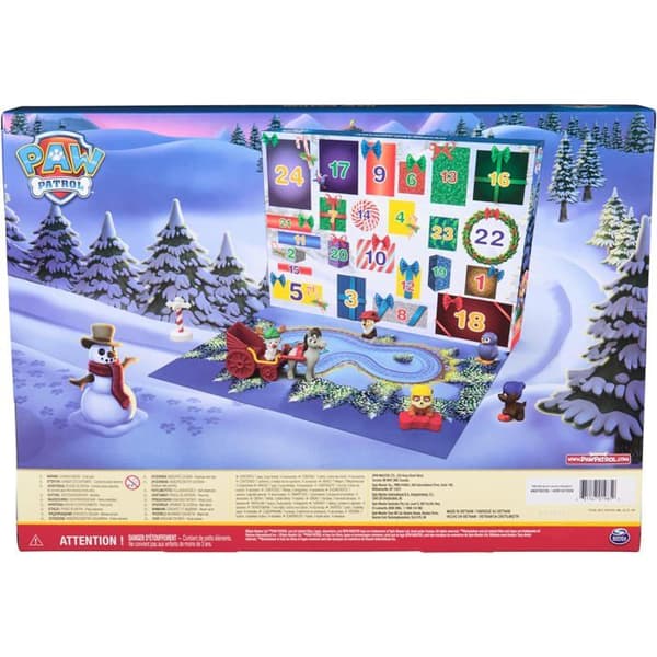 Patrol adventskalender 24 överraskningsdjursfigurer + vintertillbehör