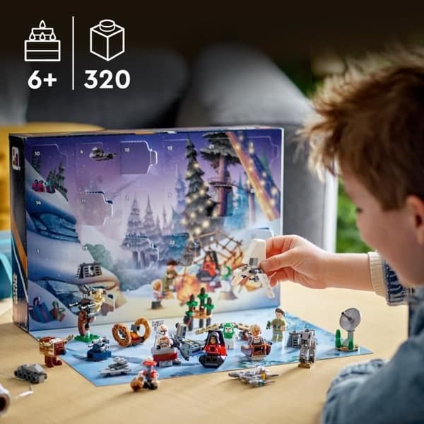 LEGO® Star Wars adventskalender 75366 - 24 julklappar inklusive 9 karaktärer och 10 fordonsleksaker
