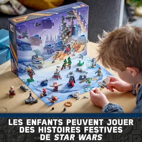 LEGO® Star Wars adventskalender 75366 - 24 julklappar inklusive 9 karaktärer och 10 fordonsleksaker