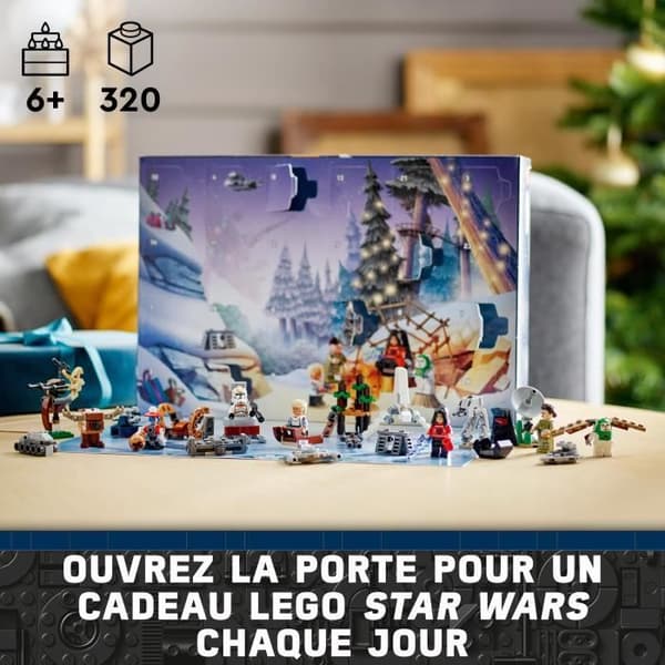 LEGO® Star Wars adventskalender 75366 - 24 julklappar inklusive 9 karaktärer och 10 fordonsleksaker