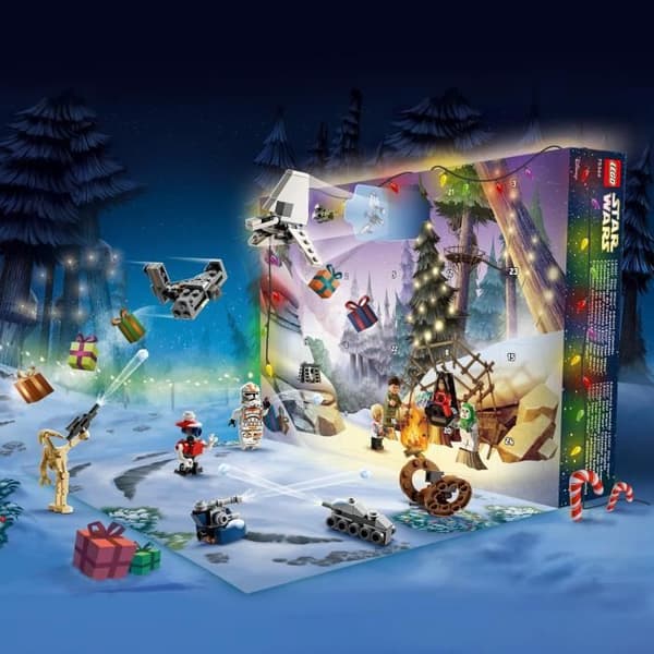 LEGO® Star Wars adventskalender 75366 - 24 julklappar inklusive 9 karaktärer och 10 fordonsleksaker