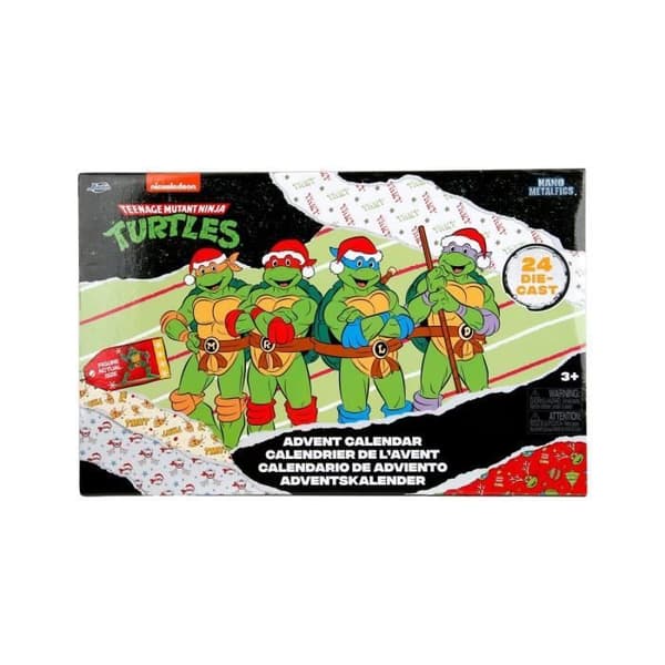Jada Toys - Sköldpaddorna Ninja - Adventskalender med Diecast Nano Metalfigurer 2024
