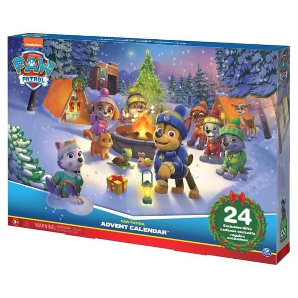 Paw Patrol adventskalender - PAW PATROL - 7 valpfigurer - 3 år och uppåt