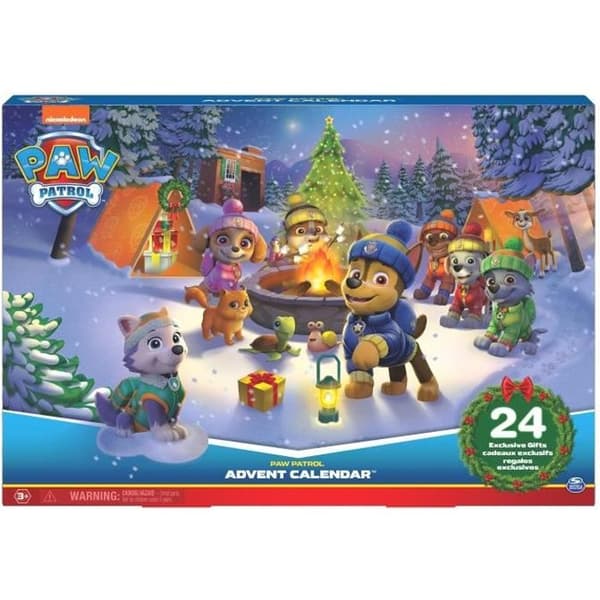 Paw Patrol adventskalender - PAW PATROL - 7 valpfigurer - 3 år och uppåt