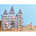 Miniatyrbild 2 av 4: Julkalender Träslott att dekorera 42 x 42 cm