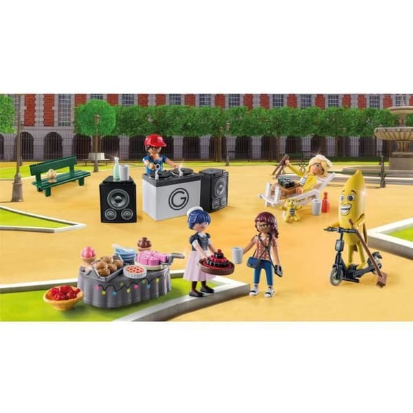 PLAYMOBIL 71344 Miraculous adventskalender, 24 överraskningar, 72 stycken, från 4 år och uppåt
