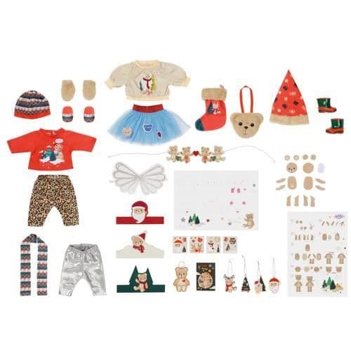 Adventskalender - ZAPF CREATION - BABY BORN - 43 cm - Fällbar - Tillbehör för docka