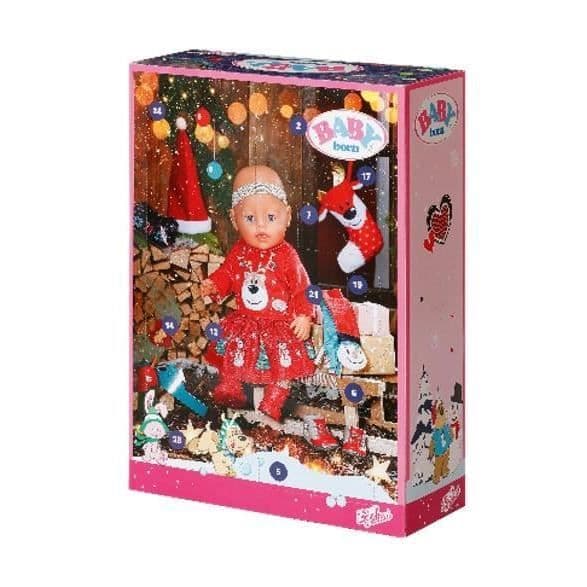 Adventskalender - ZAPF CREATION - BABY BORN - 43 cm - Fällbar - Tillbehör för docka