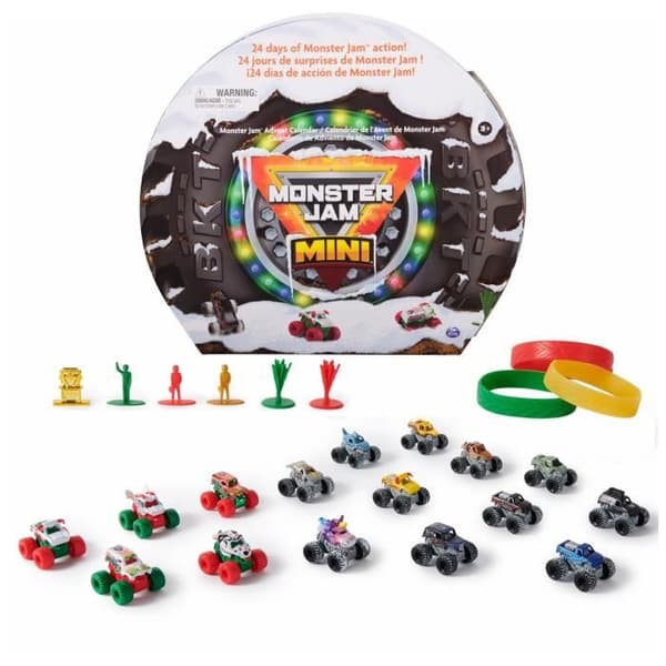 Monster Jam Mini Adventskalender - 24 dagars minilastbilar - Monster Jam