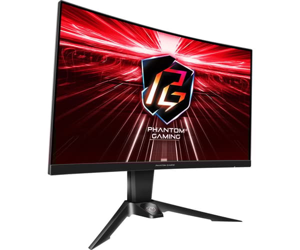 Phantom Gaming by Asrock monitor PG27Q15R2A prohnutý  27"/VA/2560x1440/165Hz/ 550cd/m2 / 1ms/DP/ 2x HDMI/repro/Wifi ant. Svart