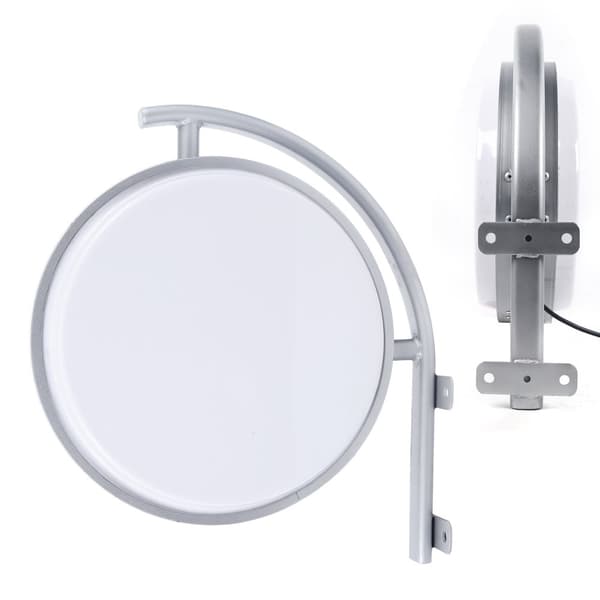 Dubbel Sidig LED Ljuslåda, Vattentålig Design, Hög Energieffektivitet, 40 cm Diameter
