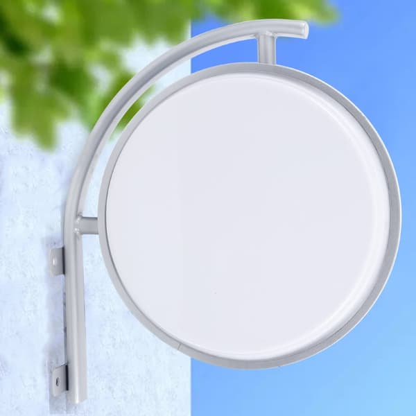 Dubbel Sidig LED Ljuslåda, Vattentålig Design, Hög Energieffektivitet, 40 cm Diameter