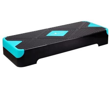 Aerobic step blå - 2 højdepositioner - 67x27 cm