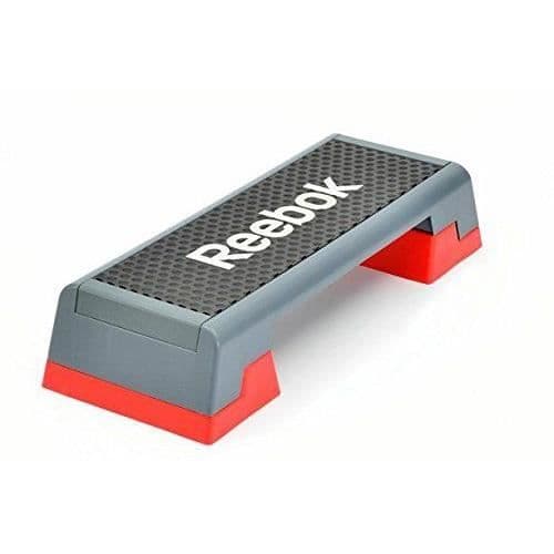 Reebok RSP-10150 fitnesssteg - Grå/Röd - För Ben - Nybörjare