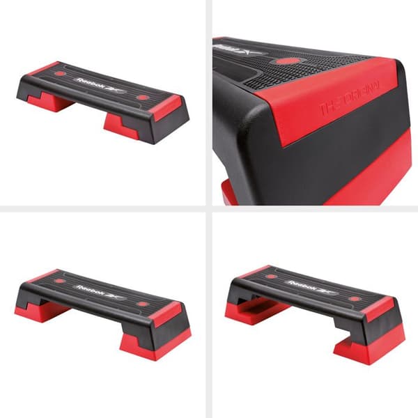 Step - Reebok - Bluetooth Röd - Justerbar höjd 15-25 cm - Halkfritt - 150 kg max