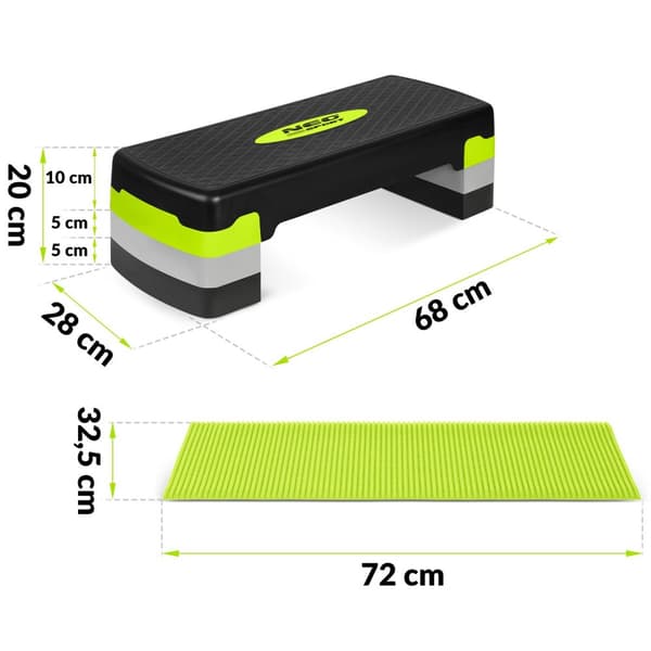 Øvelse trin 3 niveauer NS-400 grøn