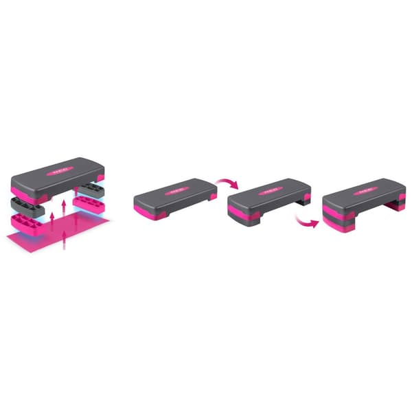 Harjoitusvaihe 3 tasoa NS-400 pinkki