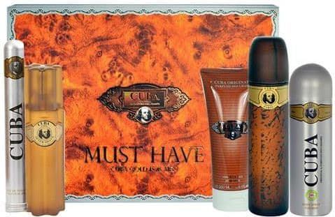 Cuba Gold EDT 100 ml + EDT 35 ml + AS 100 ml + DEO VAPO 200 ml + SG 200 ml (mies)