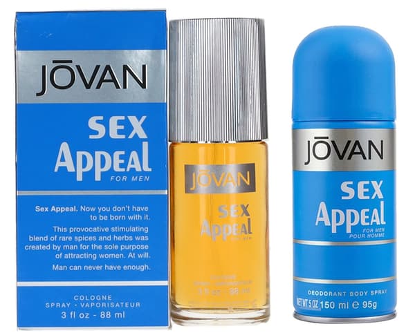 Jovan Sex Appeal for Men EDC 88ml + Sex Appeal Deospray 150ml