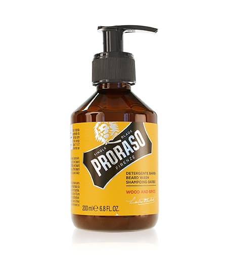 PRORASO Wood And Spice beard shampoo for men 200 ml