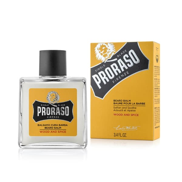 Balsam til Skjegget Yellow Proraso Wood And Spice 100 ml