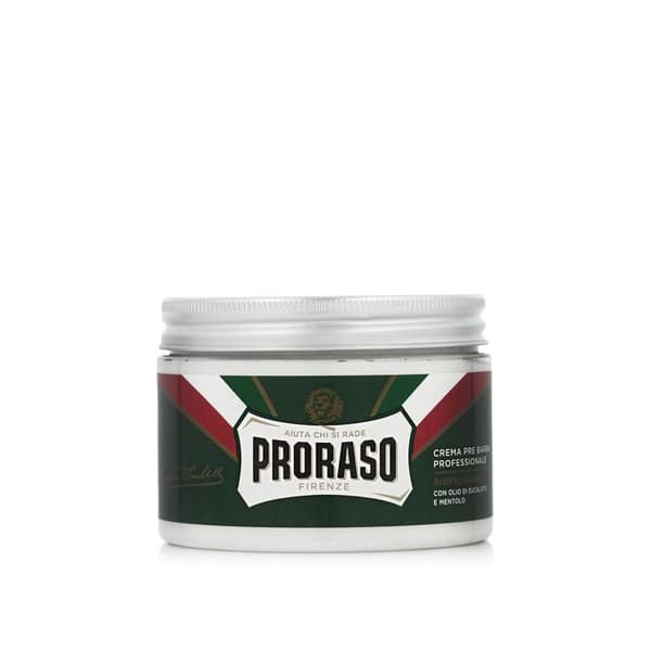 Proraso Uppfriskande Professionell Förberede Rakkräm med Eukalyptusolja och Mentol 300 ml
