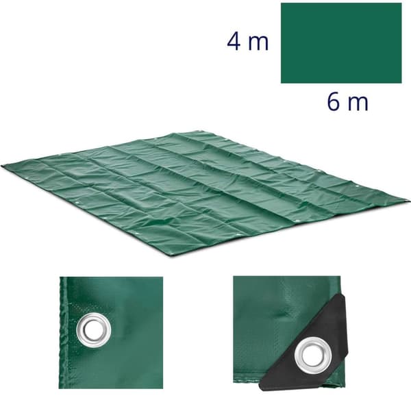Suojapeite PVC-silmukoilla 650 g/m2 600 x 400 cm
