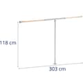 Pikkukuva 6 / 6: Ahvenet kanoille ja linnuille lintutarhassa 118 x 303 cm
