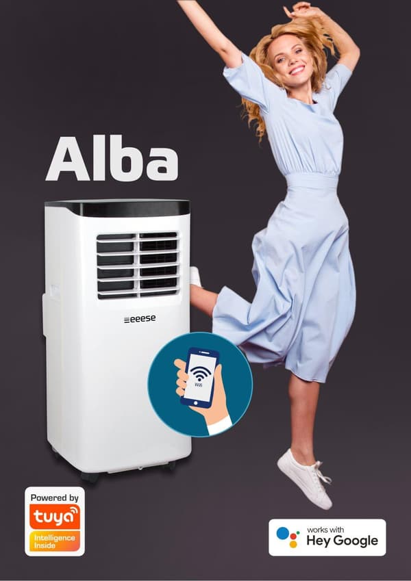 Alba 2-in-1 Air conditioning & Dehumdifier, 17L, Wi-Fi