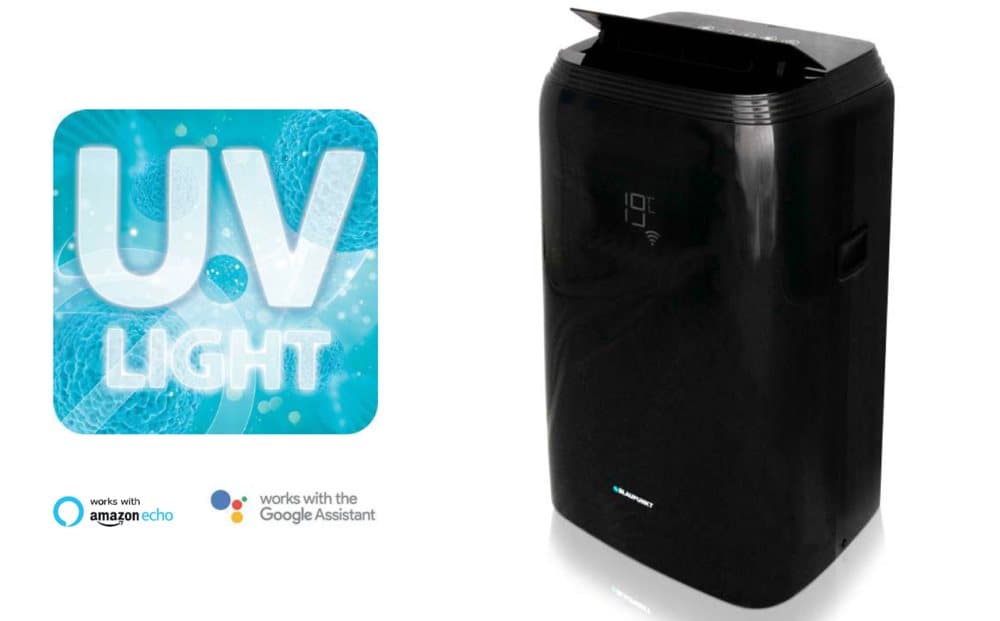 BLAUPUNKT Portabel Air Conditioner MOBY BLUE MBS1111TB (MOD. '21) BLACK 3,2KW 11000BTU