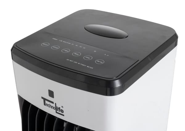 Mobil luftkøler med fjernbetjening og timer - 3,5 liter 60 Watt
