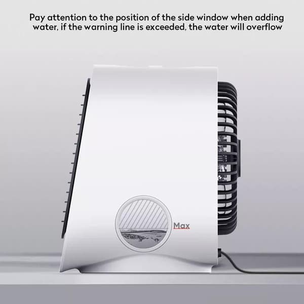 Modern mini luftkylare USB AC / Fläkt Luftfuktare - Grön | CDON