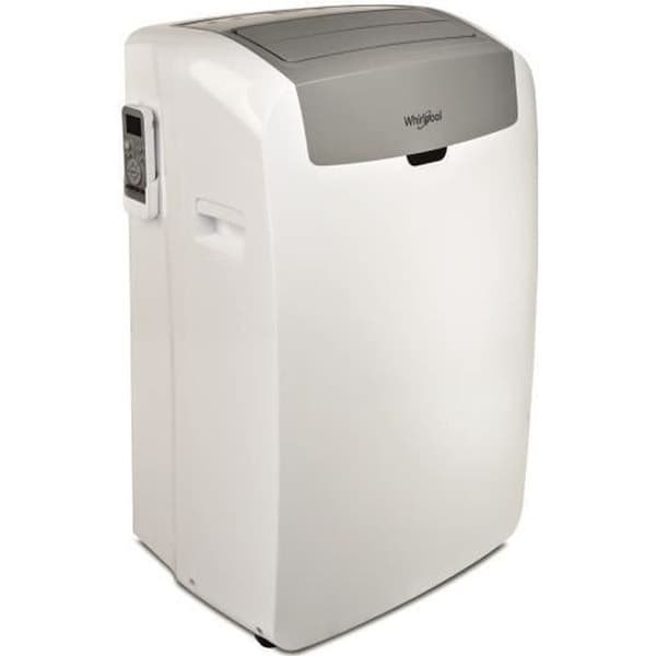 WHIRLPOOL PAC W212CO mobil luftkonditionering - 3500 W - 12000 Btu - Programmerbar - Klass A Grå, Vit
