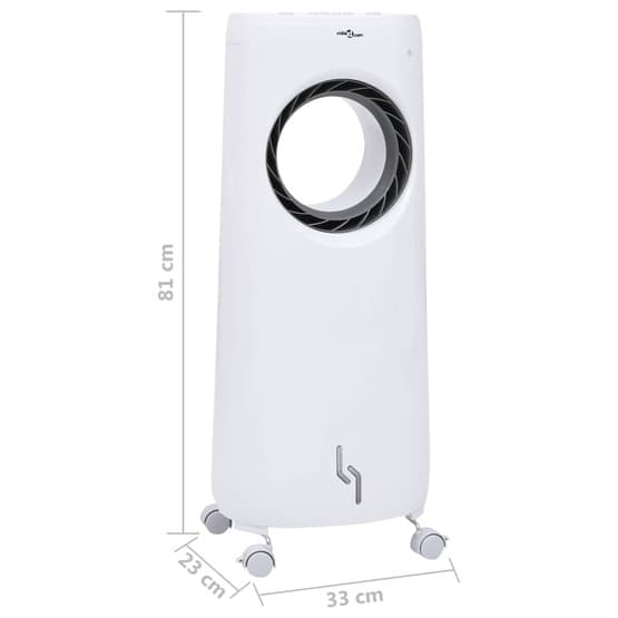 Portabel Luftkylare 2-I-1 80 W
