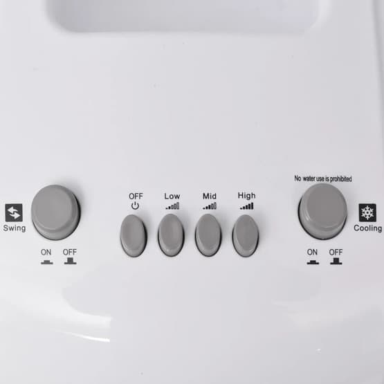 Portabel Luftkylare 80 W 4 L 270 M³/Tim. 25X26X56 Cm