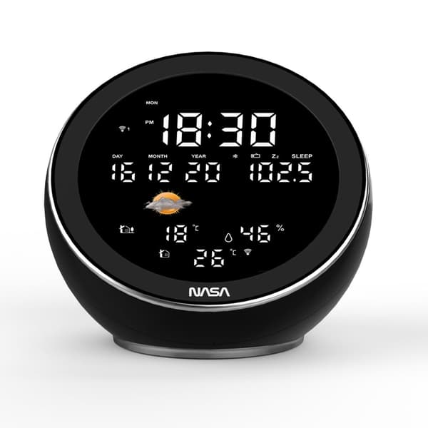 Nasa weather station + speaker BT WSP1500, black