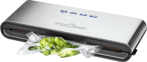ProfiCook PC-VK 1080 vakuumforsegler Sort, Rustfrit stål