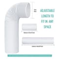 Miniatyrbild 3 av 4: 13CM mobil luftkonditioneringsslang Flexibel PP avgasslang Universal Extractor Avgasrörsats, längd 32-150cm