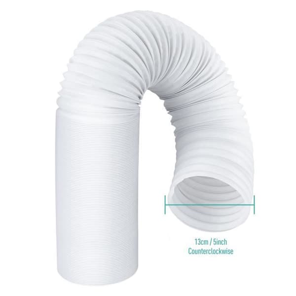 13CM mobil luftkonditioneringsslang Flexibel PP avgasslang Universal Extractor Avgasrörsats, längd 32-150cm
