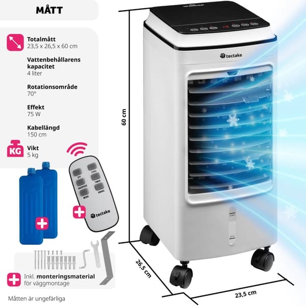 Luftkylare AC - vit