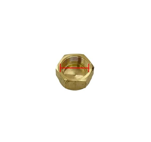 INF 2-Pack messing Air Conditioner stengeventilhetter