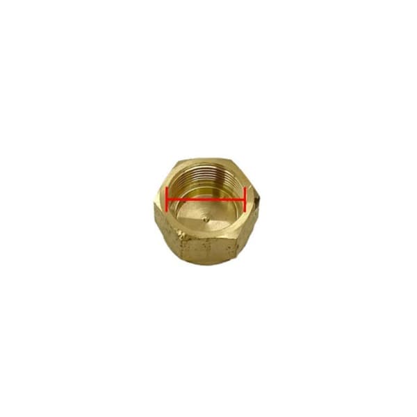 INF 2-Pack Mässing Air Conditioner avstängningsventillock