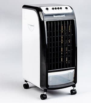 Luftkøler Ravanson KR-1011 4 L 75 W Sort, Sølv, Hvid